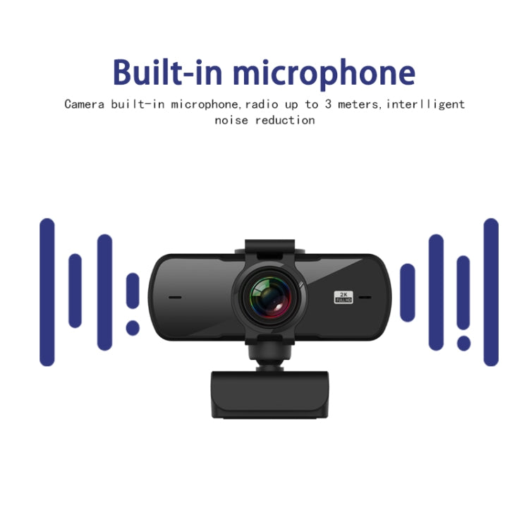 Full HD Webcam with Mic [C5 4 Million Pixel Auto Focus 2K]