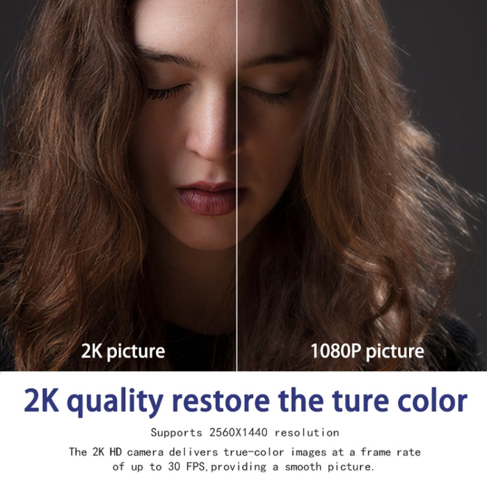 Full HD Webcam with Mic [C5 4 Million Pixel Auto Focus 2K]