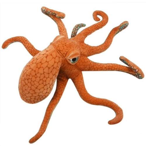 Simulation Octopus Plush Toy Pillow Underwater Animal Doll Creative Gift, Height:80cm(Brown)