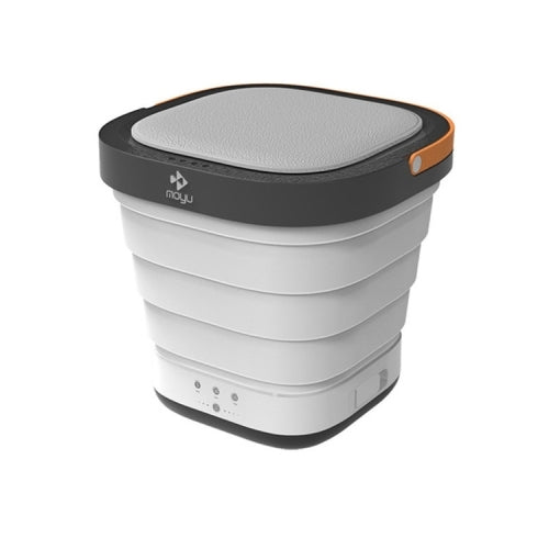 MOYU XPB30-F1 Portable Mini Automatic Household Folding Bucket Type Travel Washing Machine(Grey White)