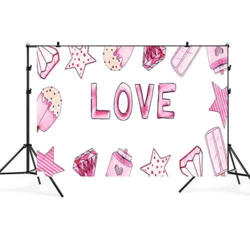 2.1m x 1.5m Valentines Day Photo Party Layout Props Photography Background Cloth(017)