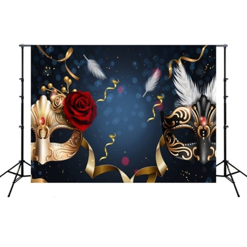 2.1m x 1.5m Masquerade Mask Party Scene Layout Photo Photography Background Cloth(W032)