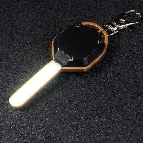 2 PCS Mini Pocket Keychain Light LED White Light Keyring Outdoor Flashlight