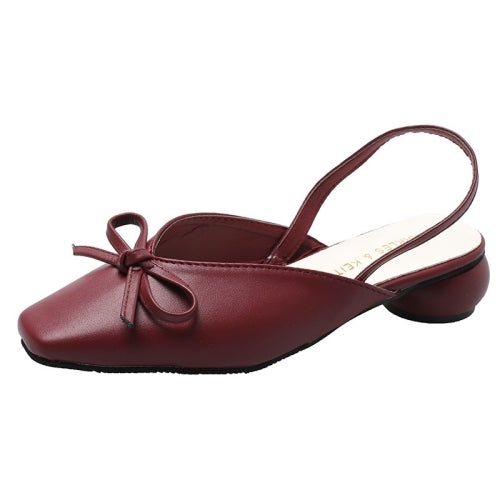 Fashion Wild Comfortable Shoes Sandals for Women (Color:Wine Red Size:39)